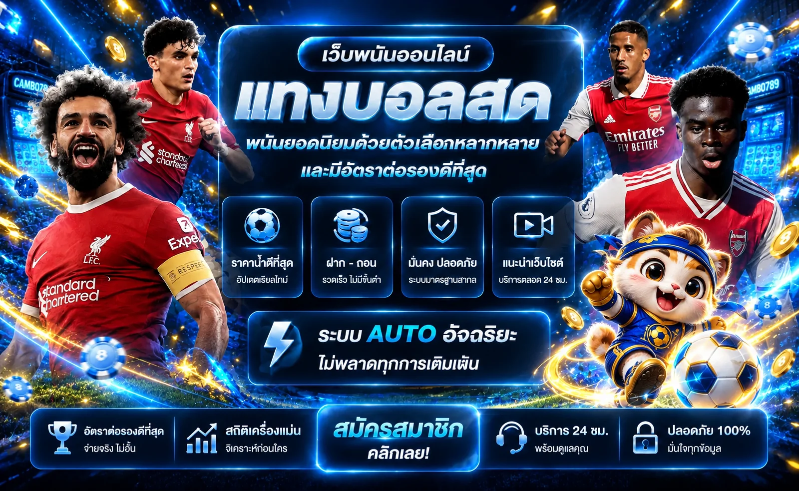 แทงบอลออนไลน์และข้อมูลกีฬา CAMBO789